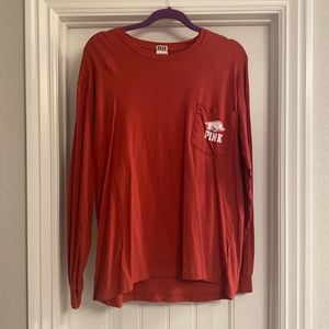 Arkansas Razorback long sleeve shirt.